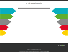 Tablet Screenshot of creativedesigns.info